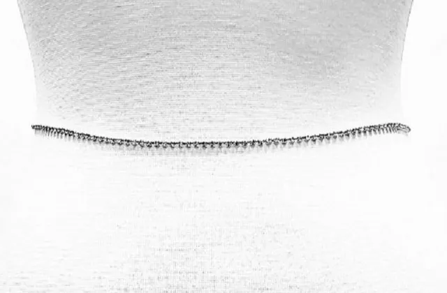 Adjustable Crystal Single Row Chain Waist Belt