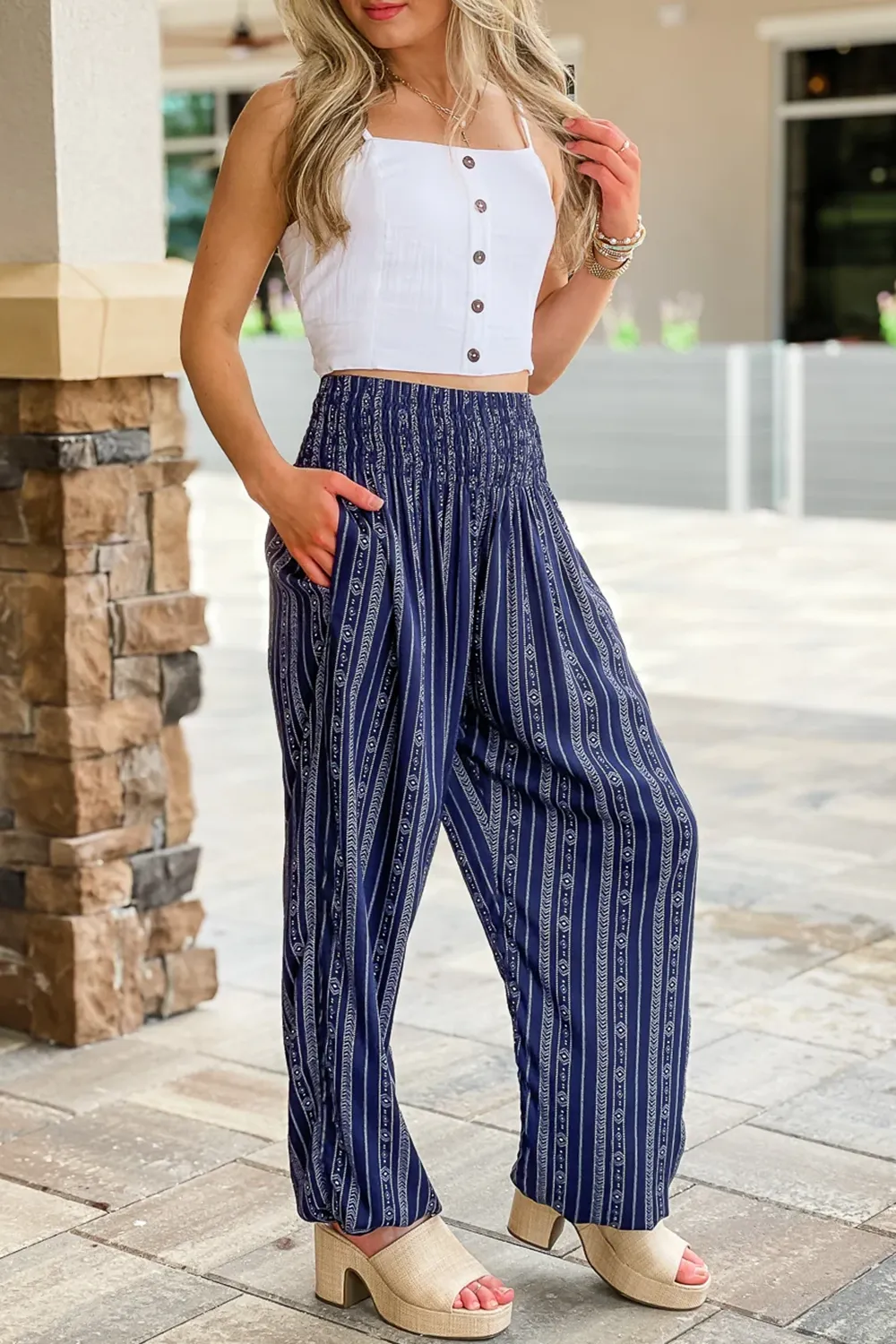 Dark Blue Vintage Trousers