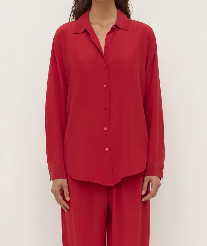 Mulberry Silk Long Sleeve Shirt
