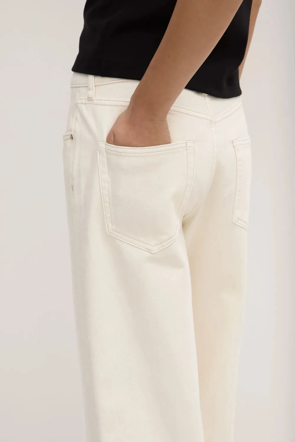 Metal Zipper Jeans