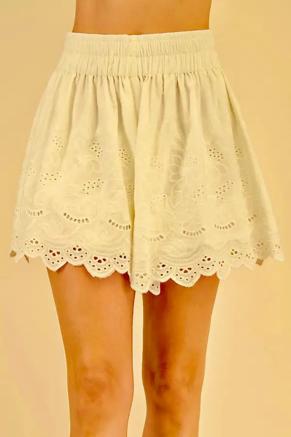 Weekend Roomy Cotton Blend Easy Waist Casual Shorts