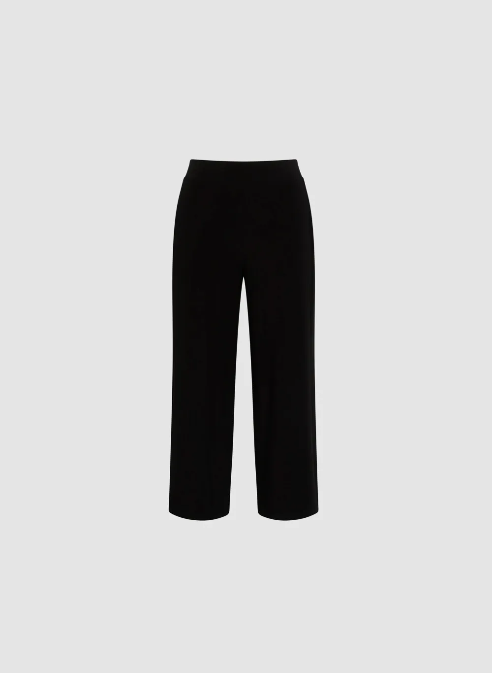 Loose-Fit Wide-Leg Pants With Side Slits