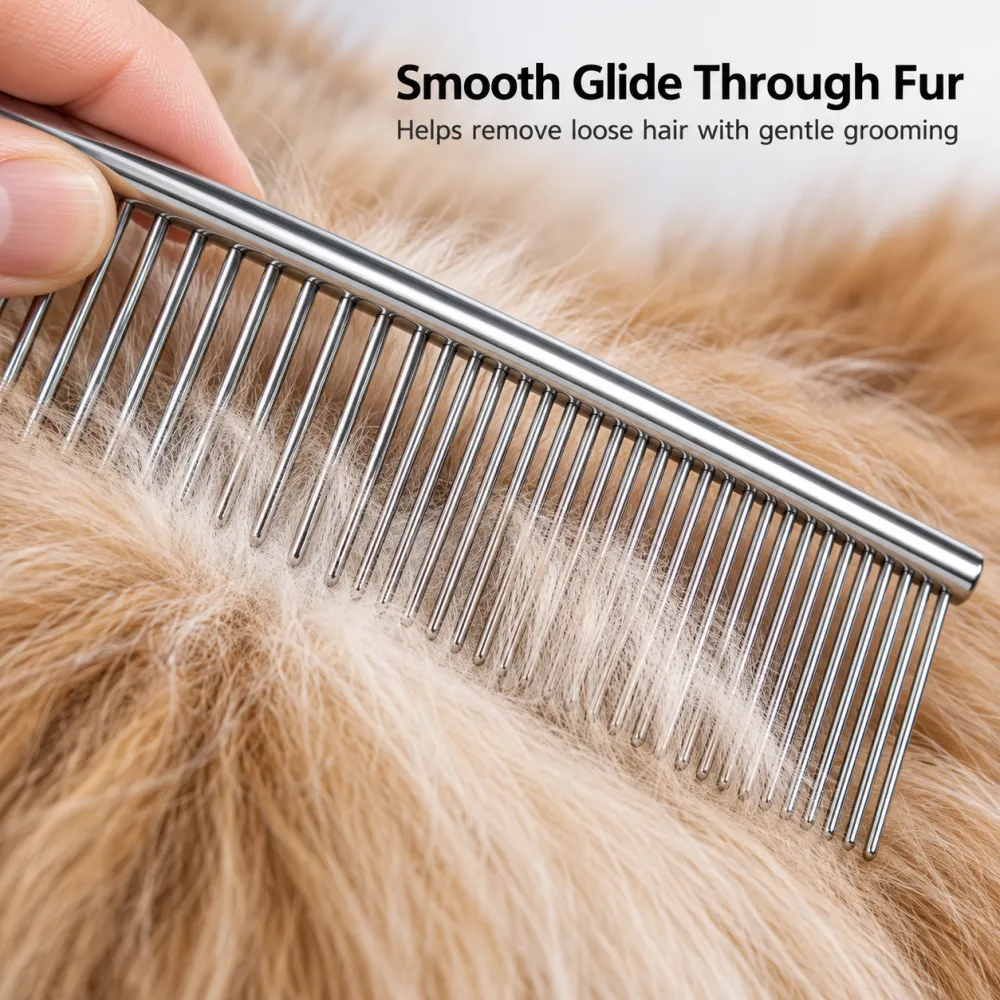 Pet Steel Comb, Row Comb