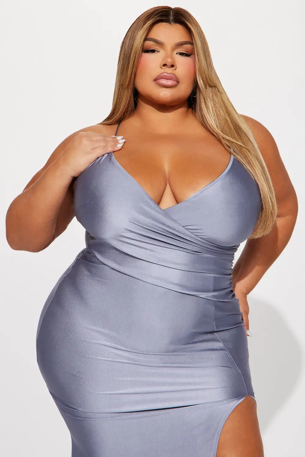 Cassandra Maxi Dress - Silver