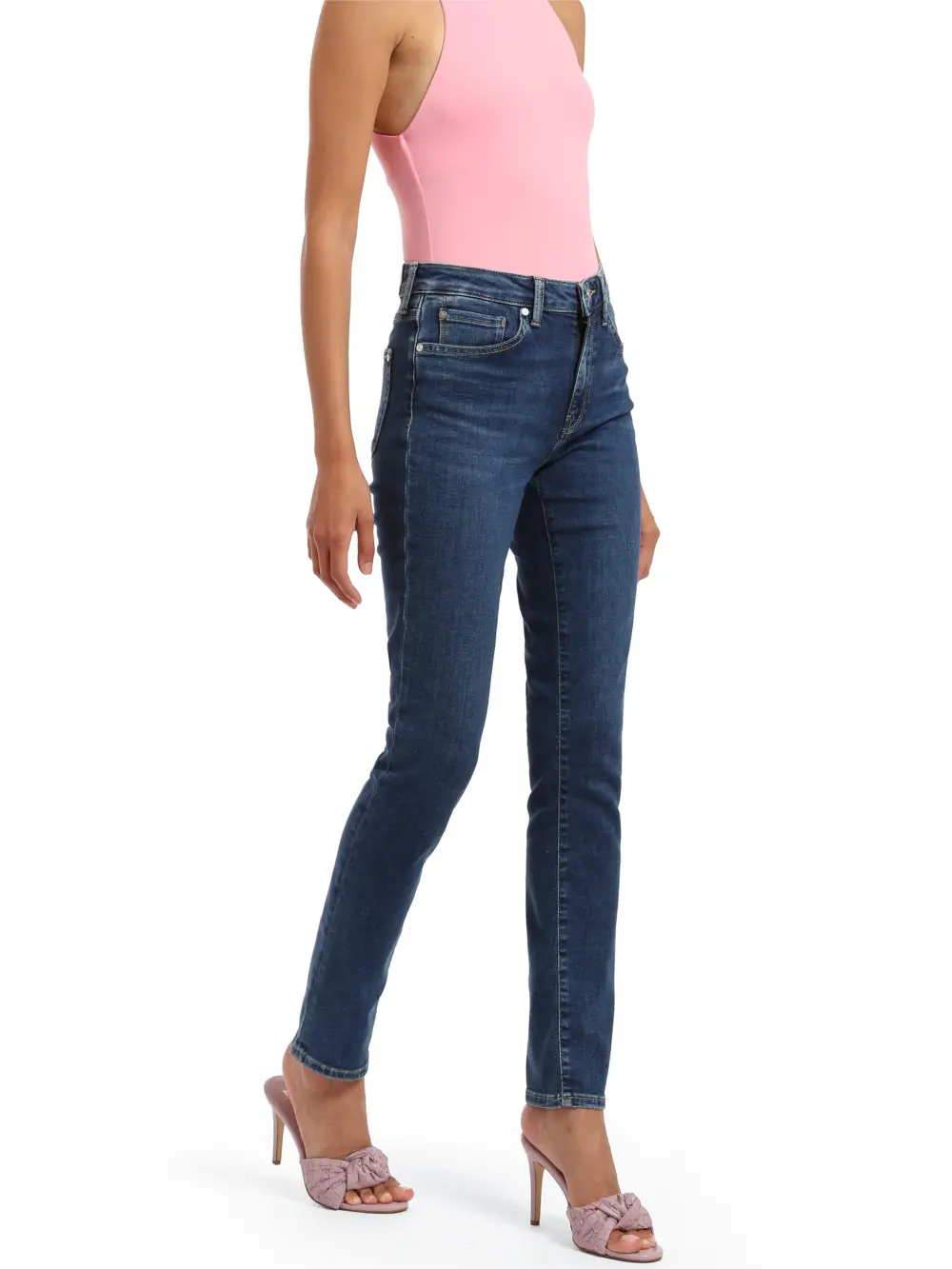 Ankle Straight Leg Jeans