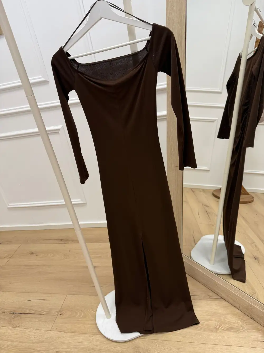 Seaside Maxi Ruched Jersey Dress