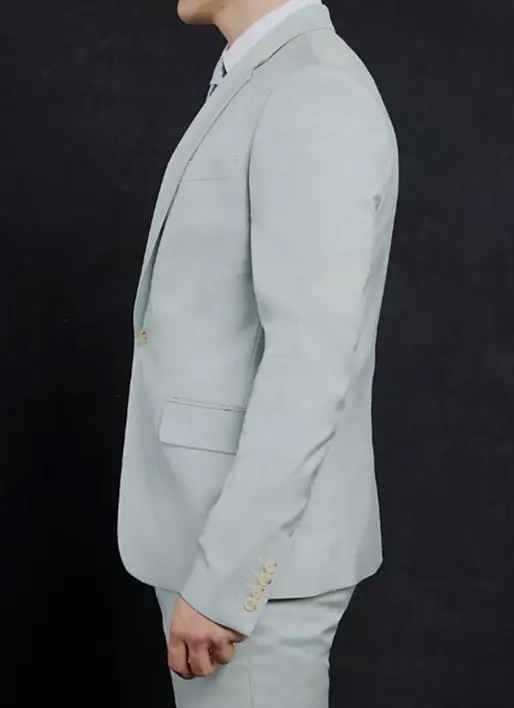 Men's Tight Fit Stylish Green Suit