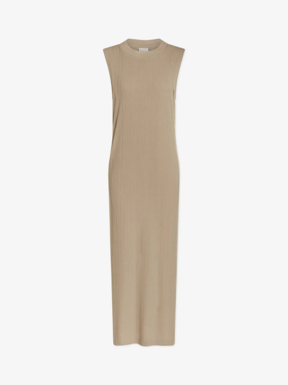 Satin Sleeveless Midi Dress