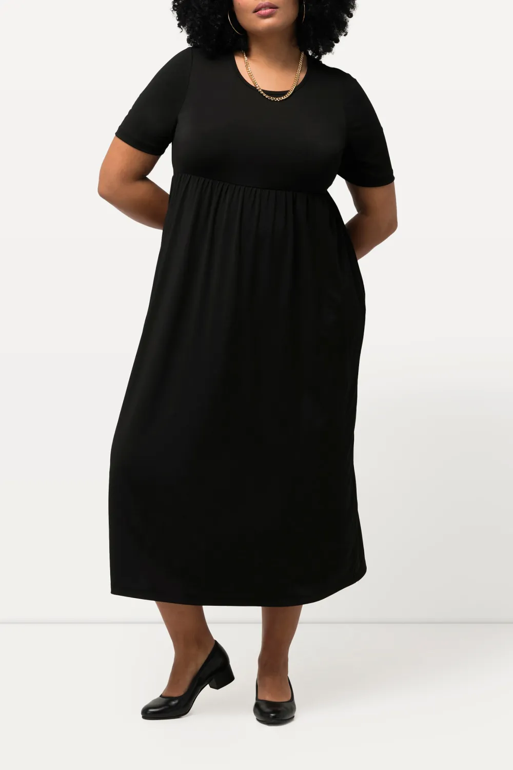Waist Pleated Dress