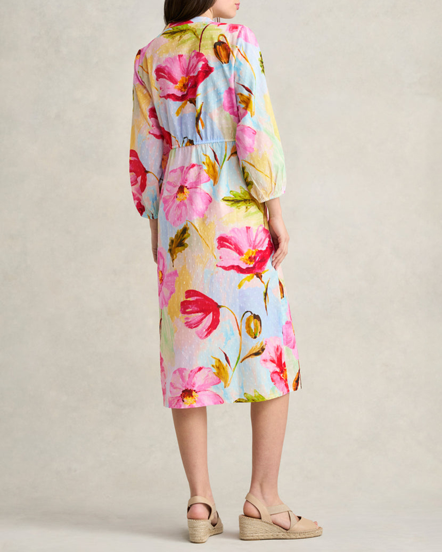 Printed Cotton Shirt Dress