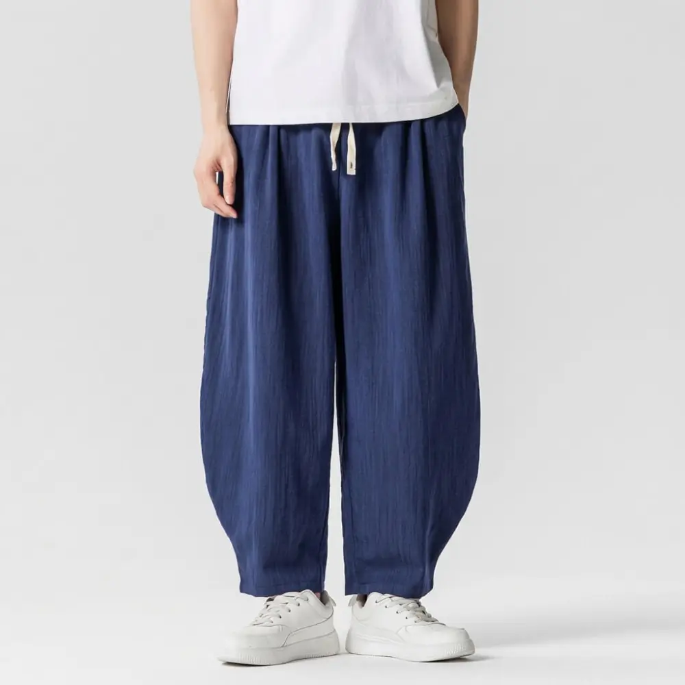 Natural Texture Casual Pants