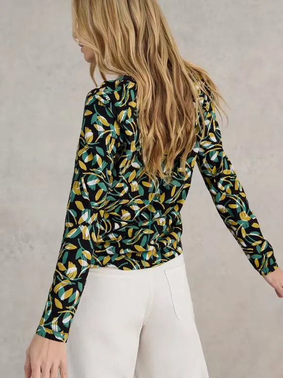 Art Graphic Long Sleeve T-Shirt