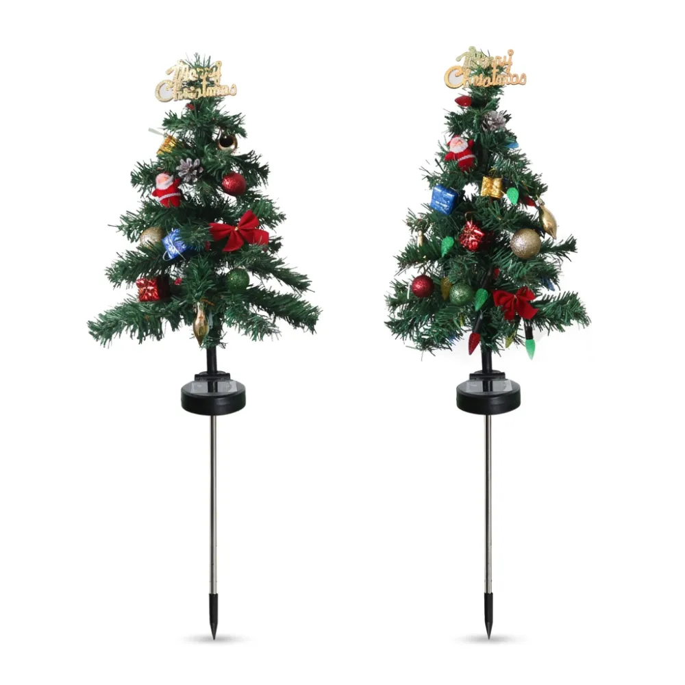 Solar Christmas Tree Stake Lights