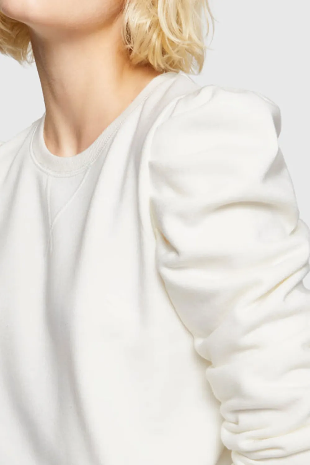 White No Printing Hoodie
