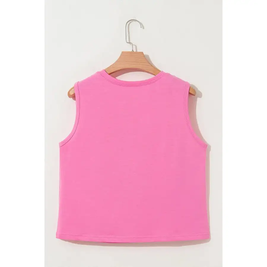 Bow Boxy Fit Tank Top