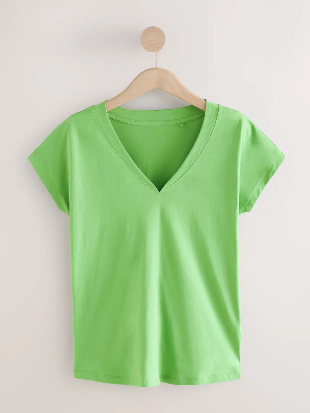V-Neck Tops Pack Of 5 Cotton T-Shirts