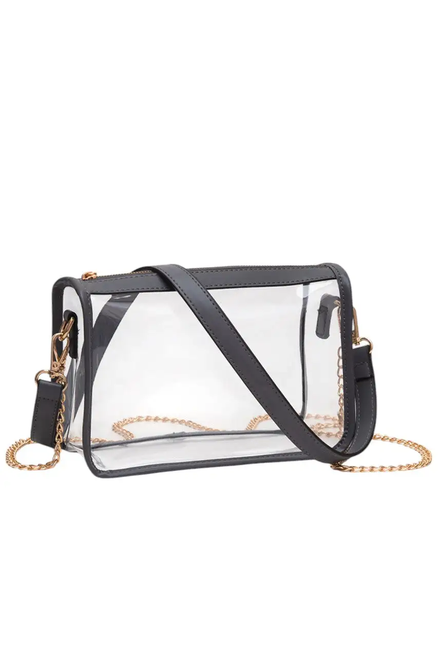 Rectangle Stadium Crossbody Bag