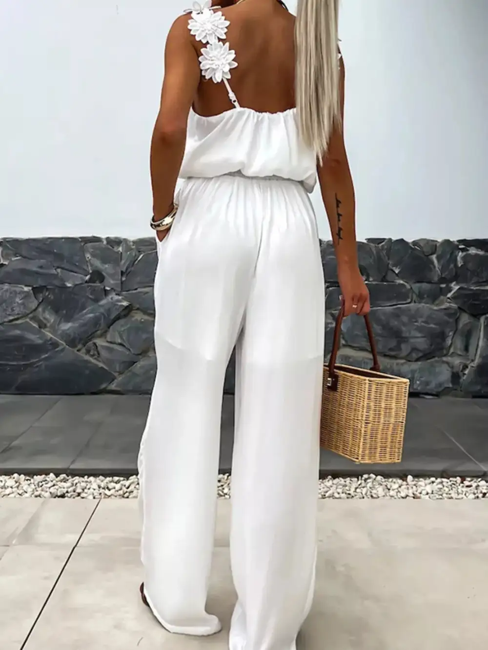 Everyday Floral Wide Leg Jumpsuit
