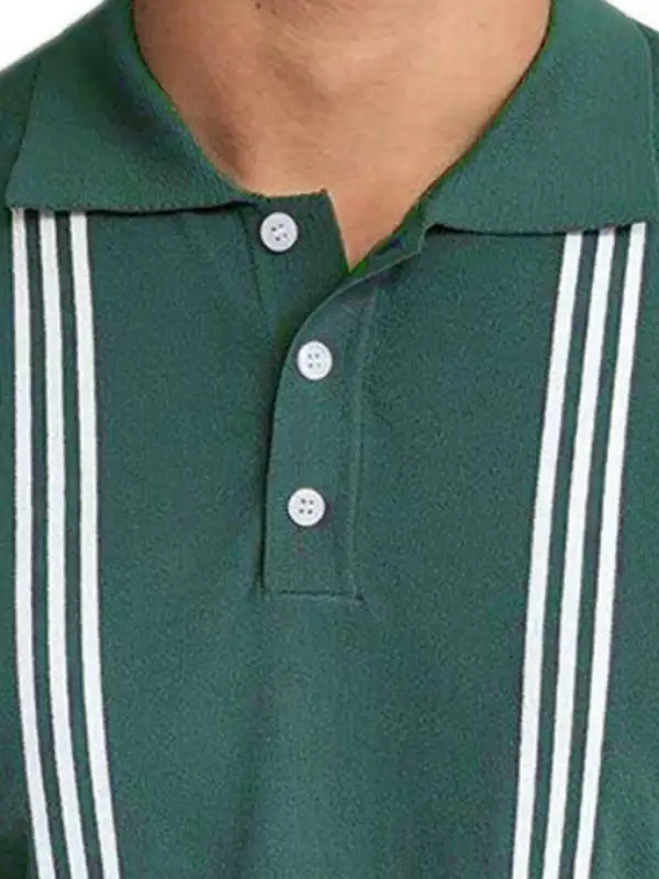 Slim Fit Striped Short Sleeve Shirt