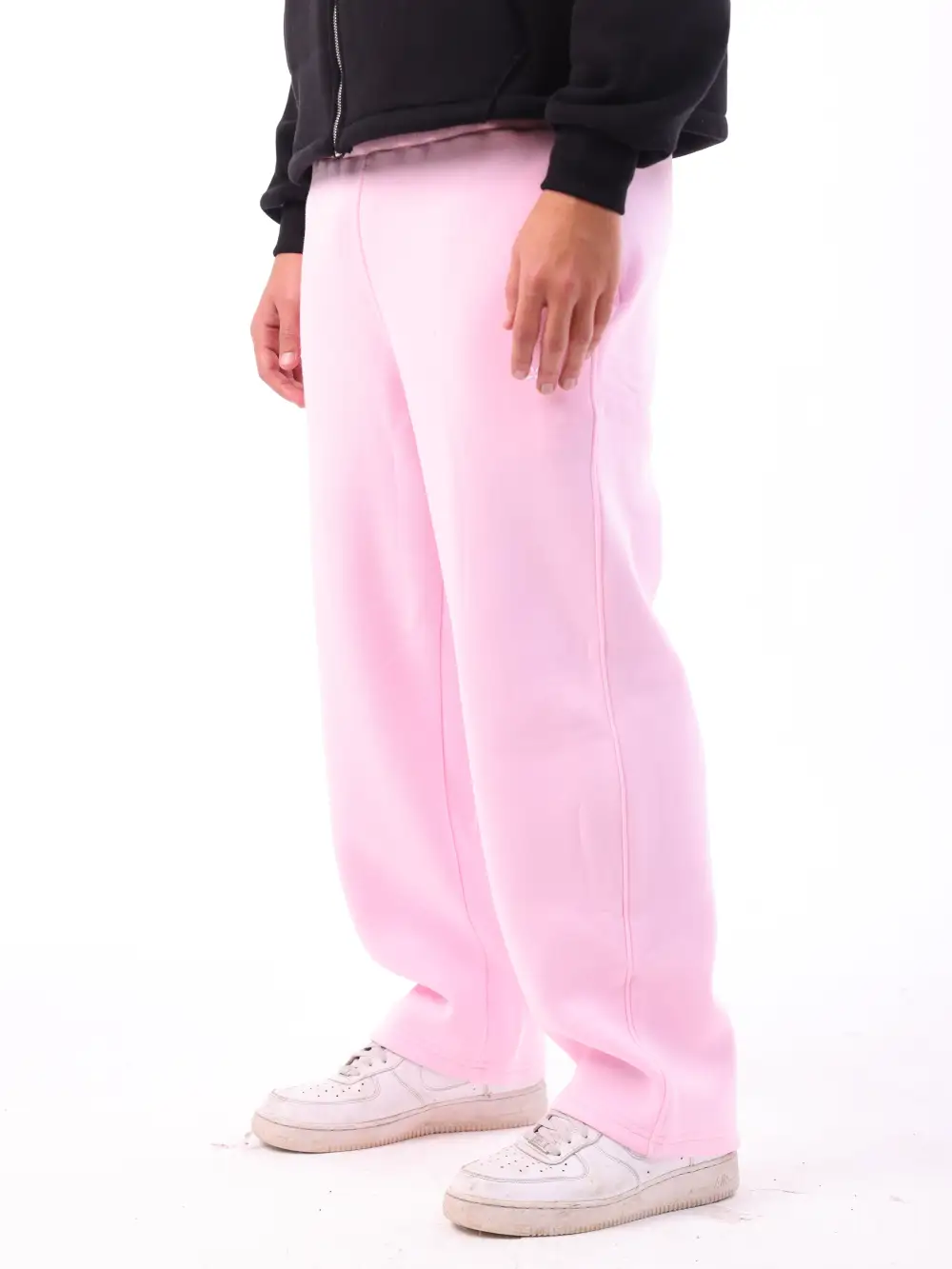 Travel Ready Wide Leg Fleece Jogger Pants
