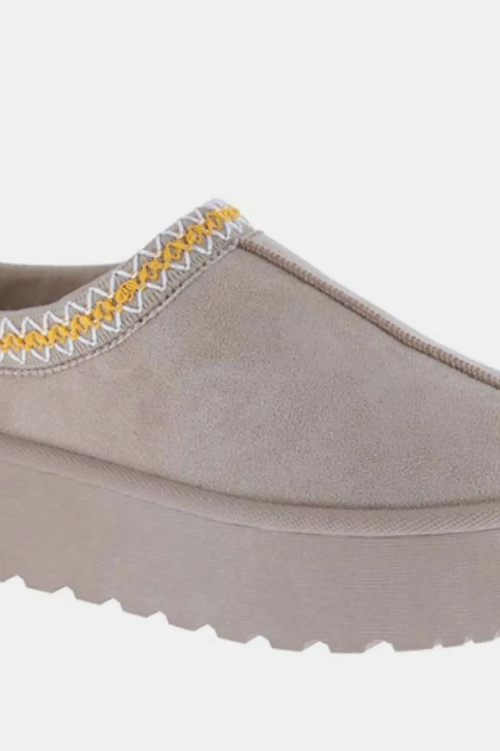 Easygoing Platform Slip on Boots