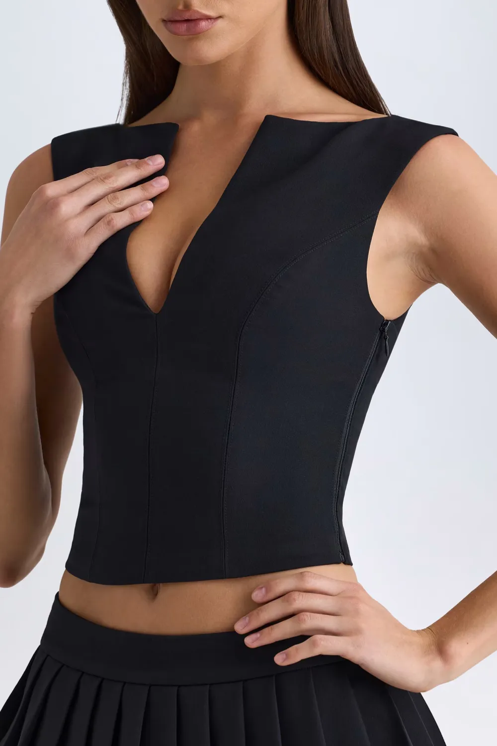Women's All-Match Right-Shoulder Sleeveless Top