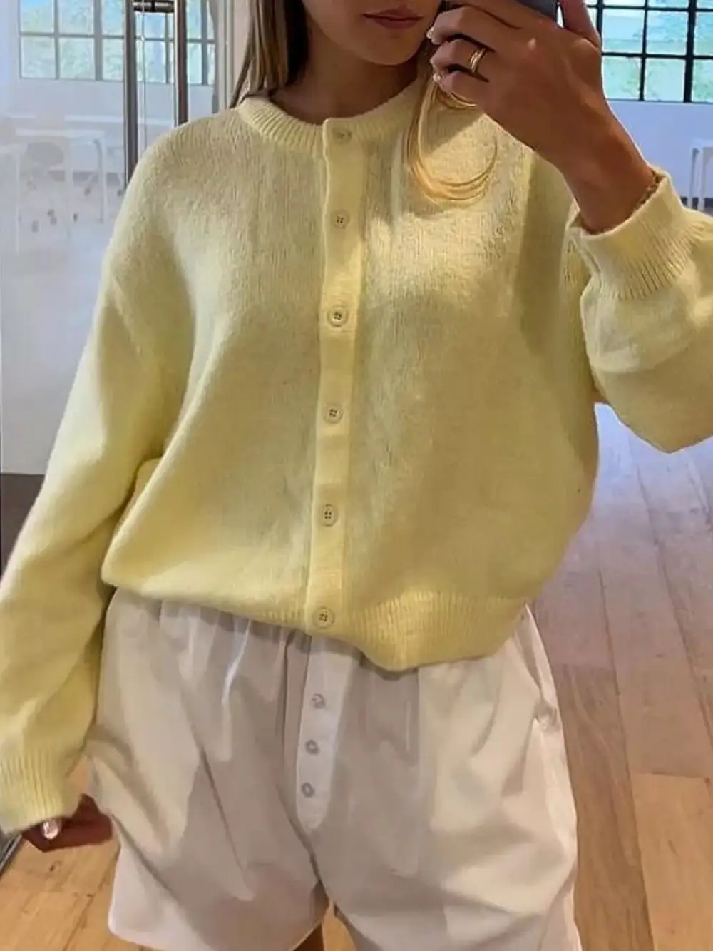 Soft Button Down Knit Cardigan