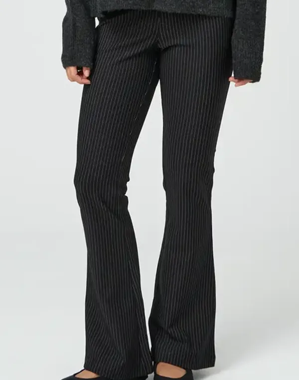 High Rise Pinstripe Pant