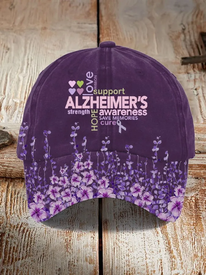 Alzheimer's Awareness Hat Baseball Cap