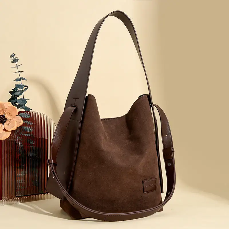 Commuter Suede Tote Bag