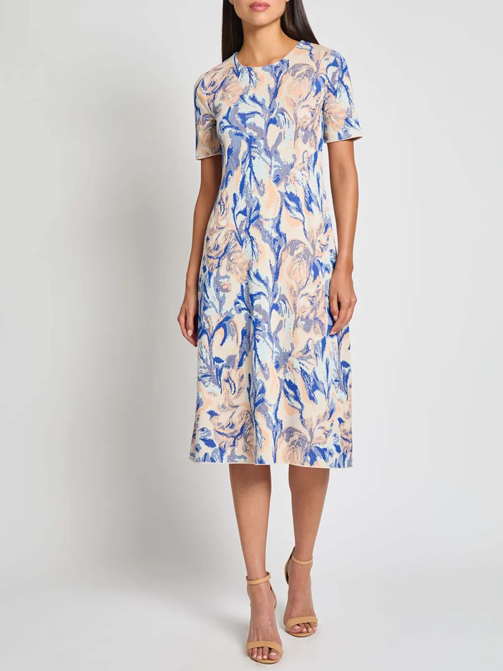 Anti Wrinkle Short Sleeved Dress