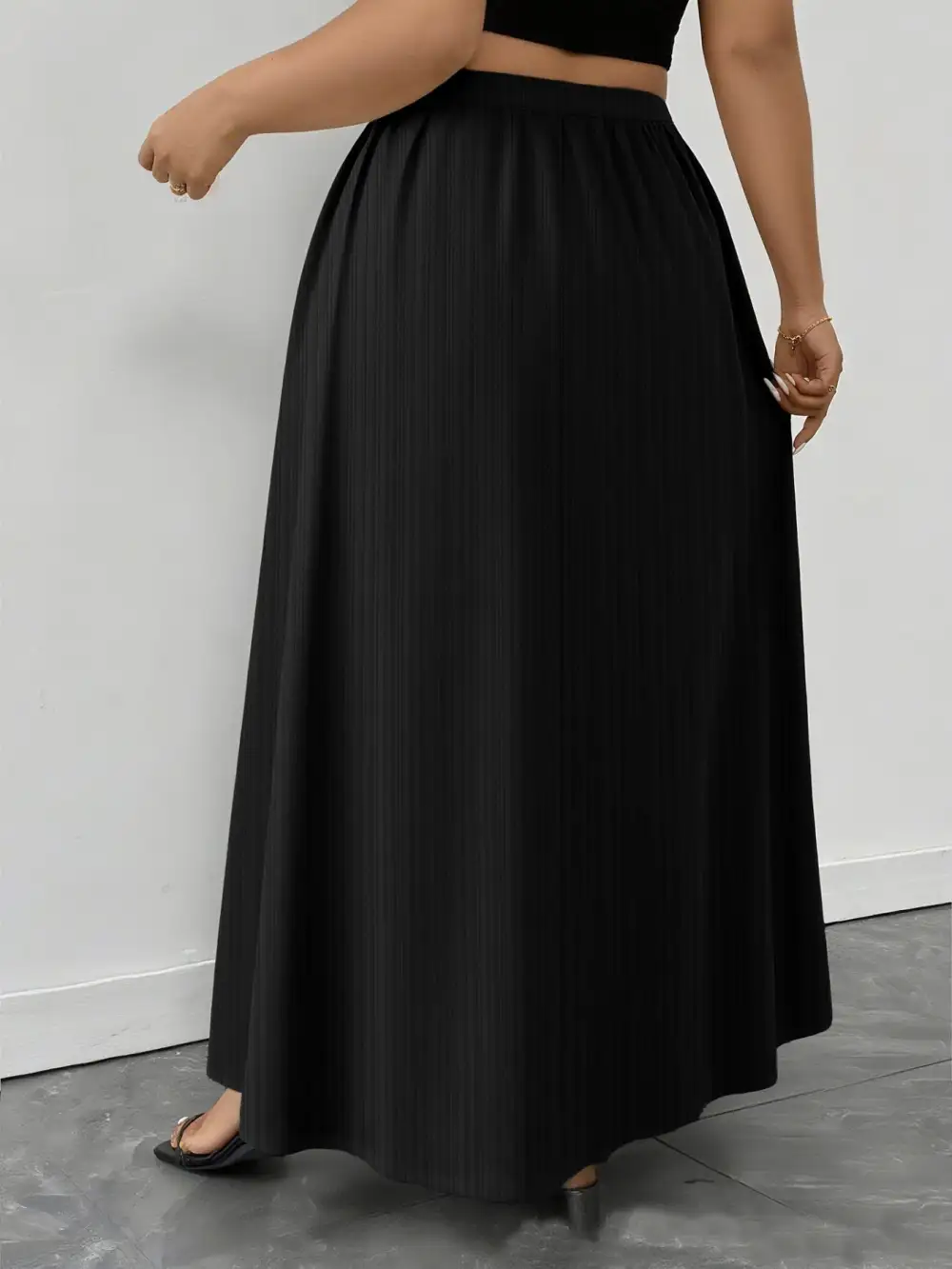 Ruched Pocket Detail Skirt