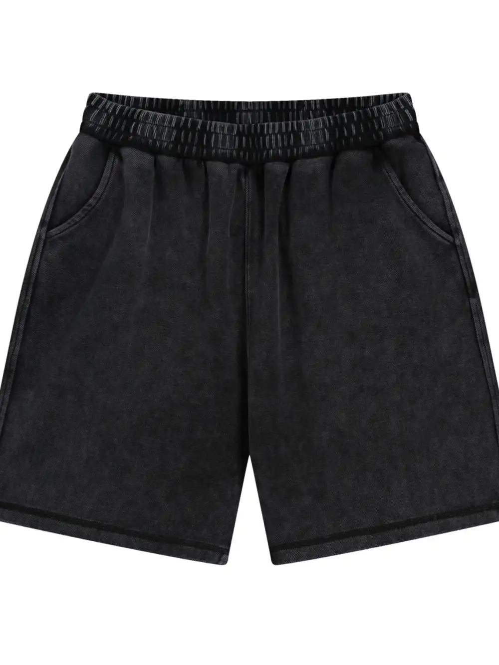 Cotton Blend Easy Waist Casual Shorts
