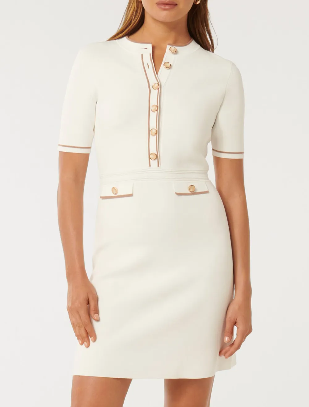Crepe Knit Dress