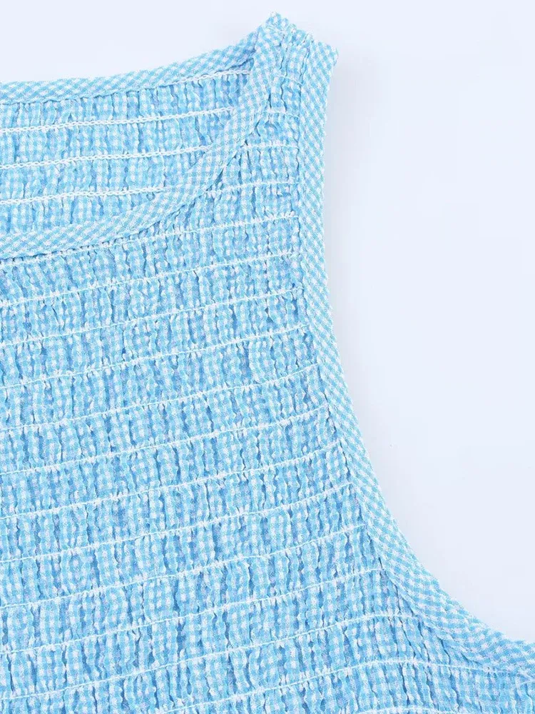 Crew Neck Sleeveless Midi Dress