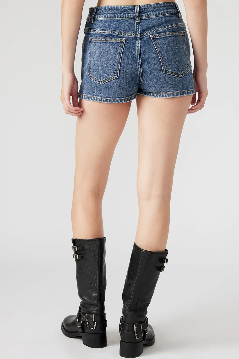 COTTON DENIM SKIRT