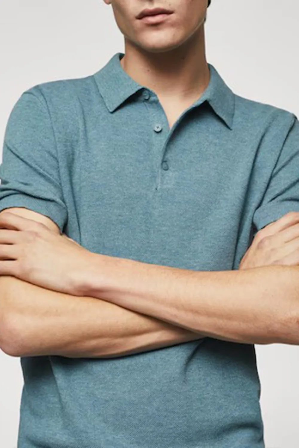 Knit Cotton Polo Shirt