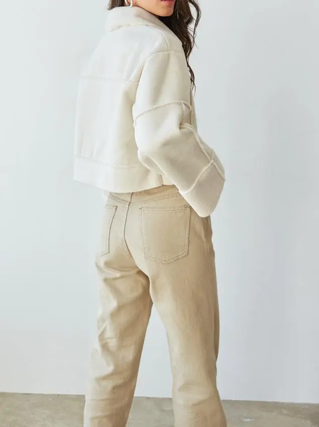 Sherpa Cropped Jacket