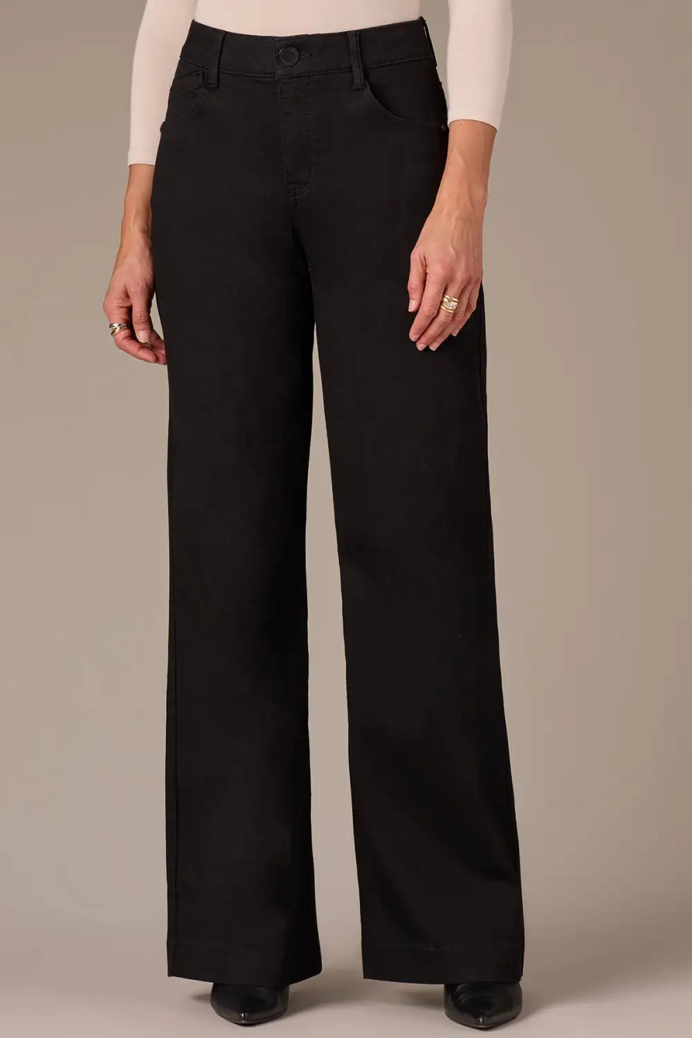 Weekend Petite High Rise Wide Leg Jeans
