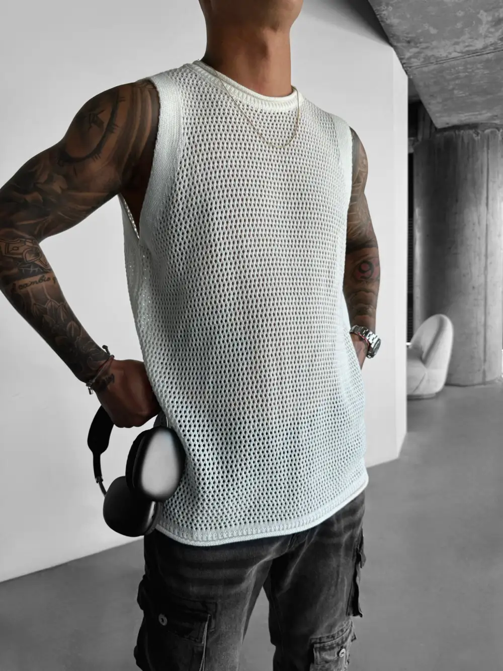 Weekend Relaxed Textured Tank Top