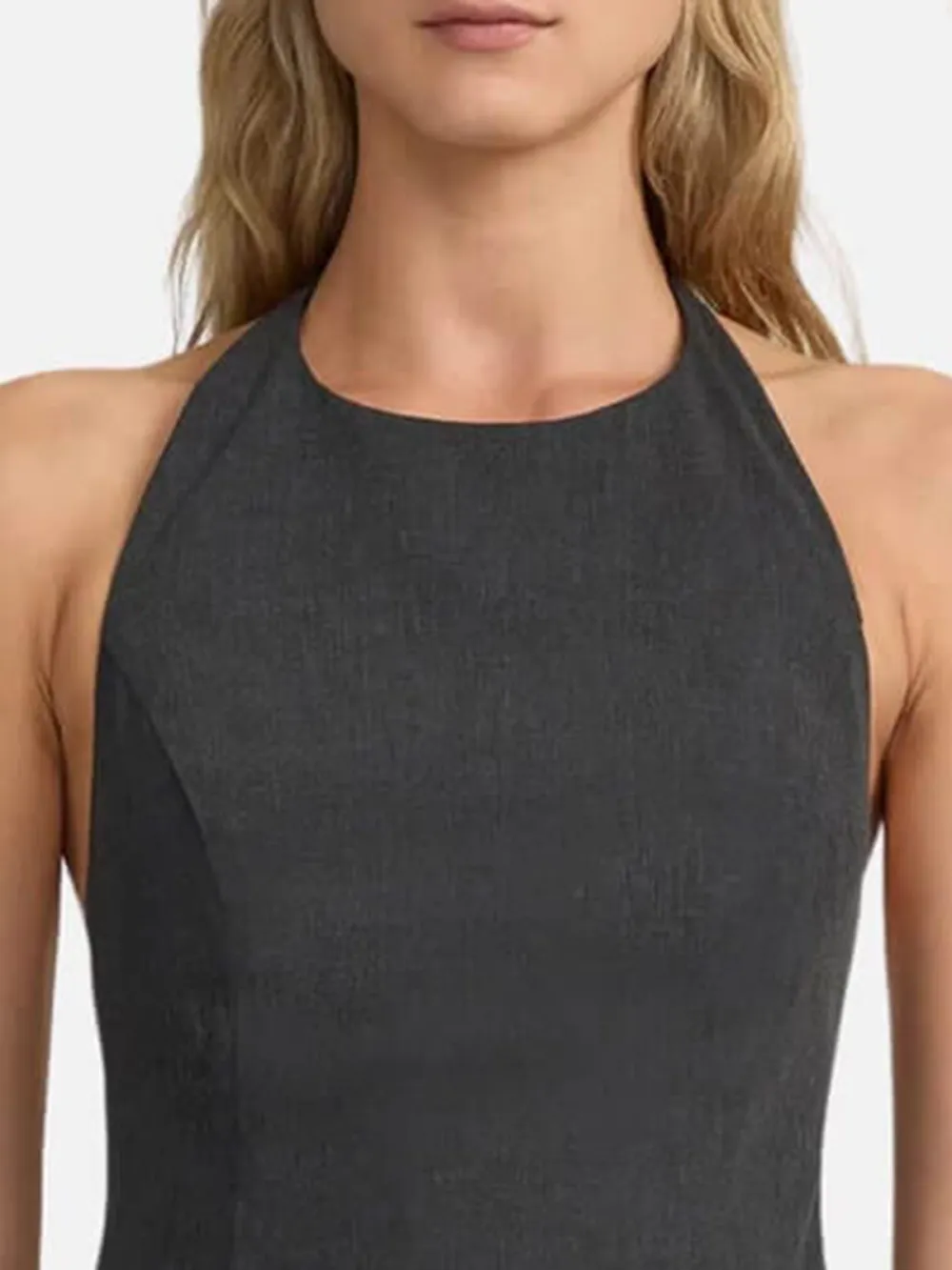 Halter Neck Backless Top