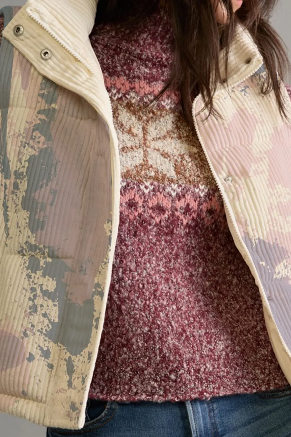 Josephine Corduroy Puffer Vest
