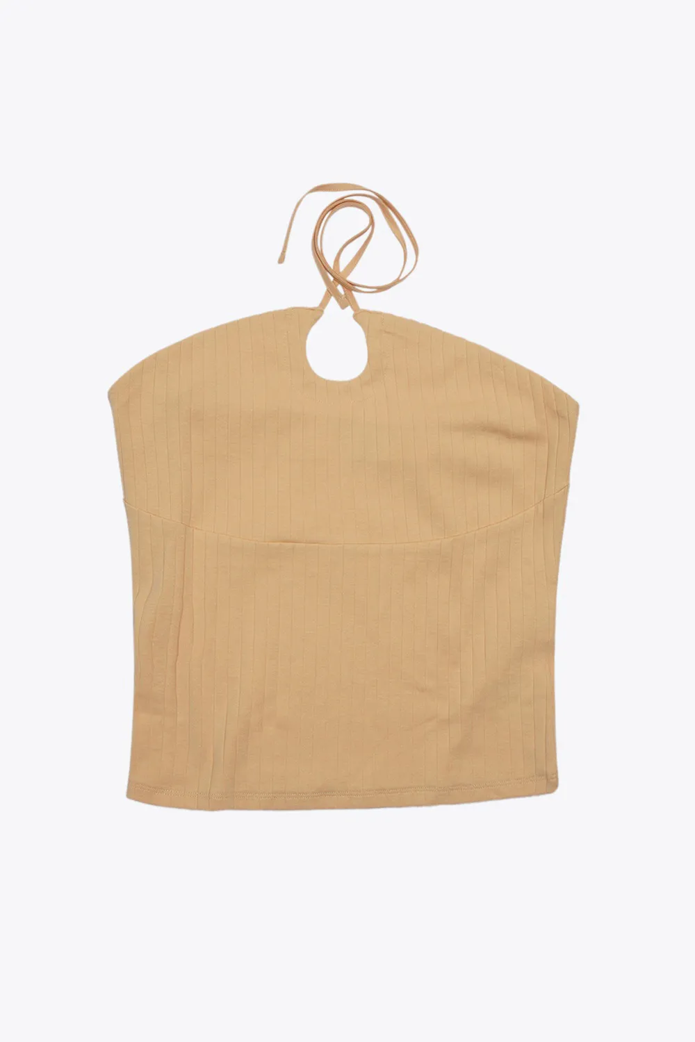 Cotton Halter Neck Cross Neck Vest