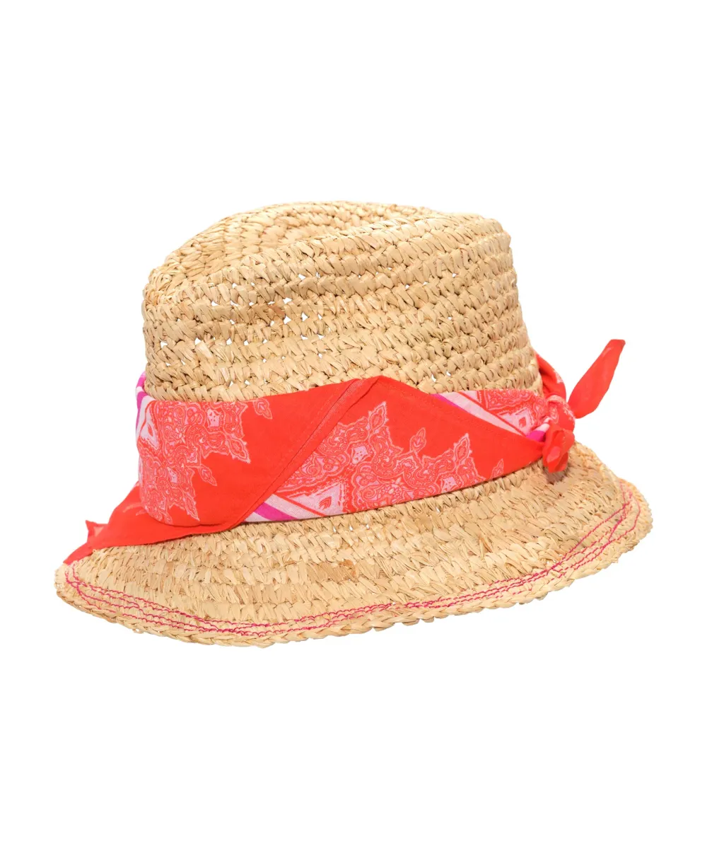 Casual Style Art Graphic Raffia Hat