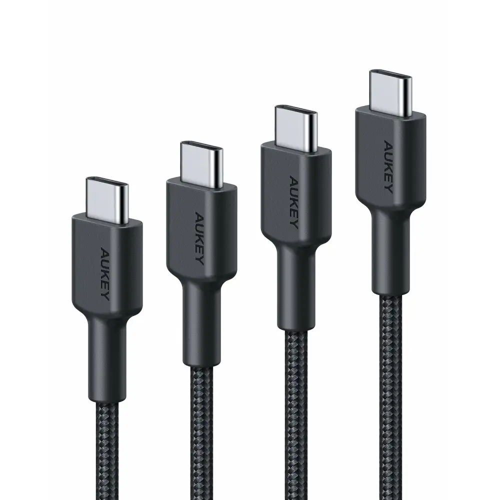 AUKEY CB-CD37 1ft, 3.3ft, 6.6ft, and 10ft cables