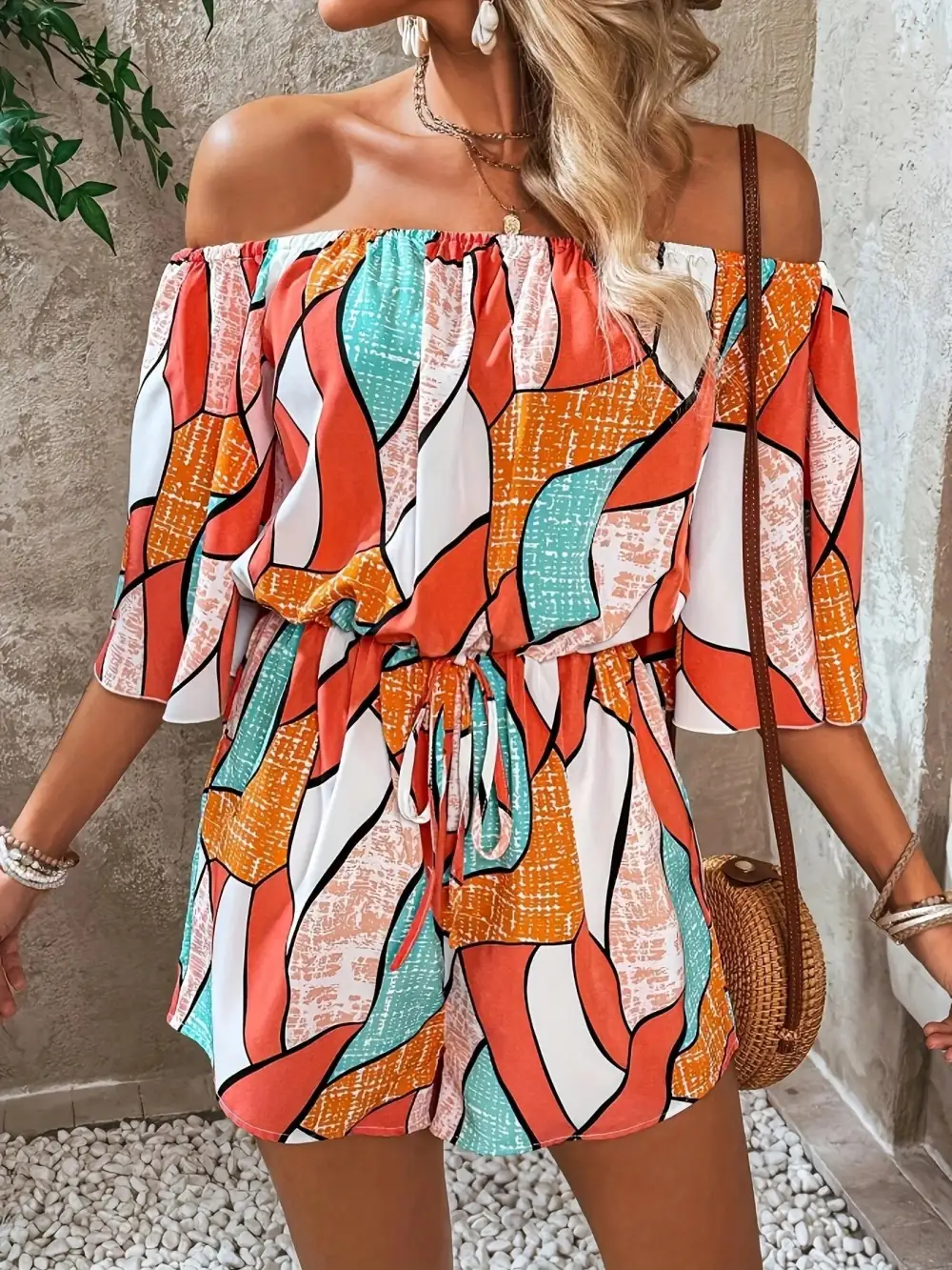Everyday Drawstring Jumpsuit Romper