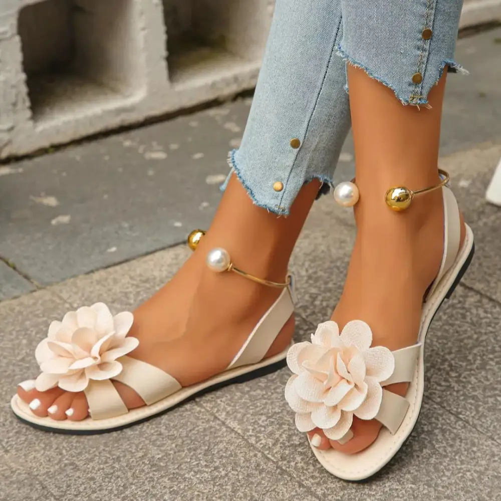 Flower Open Sandals