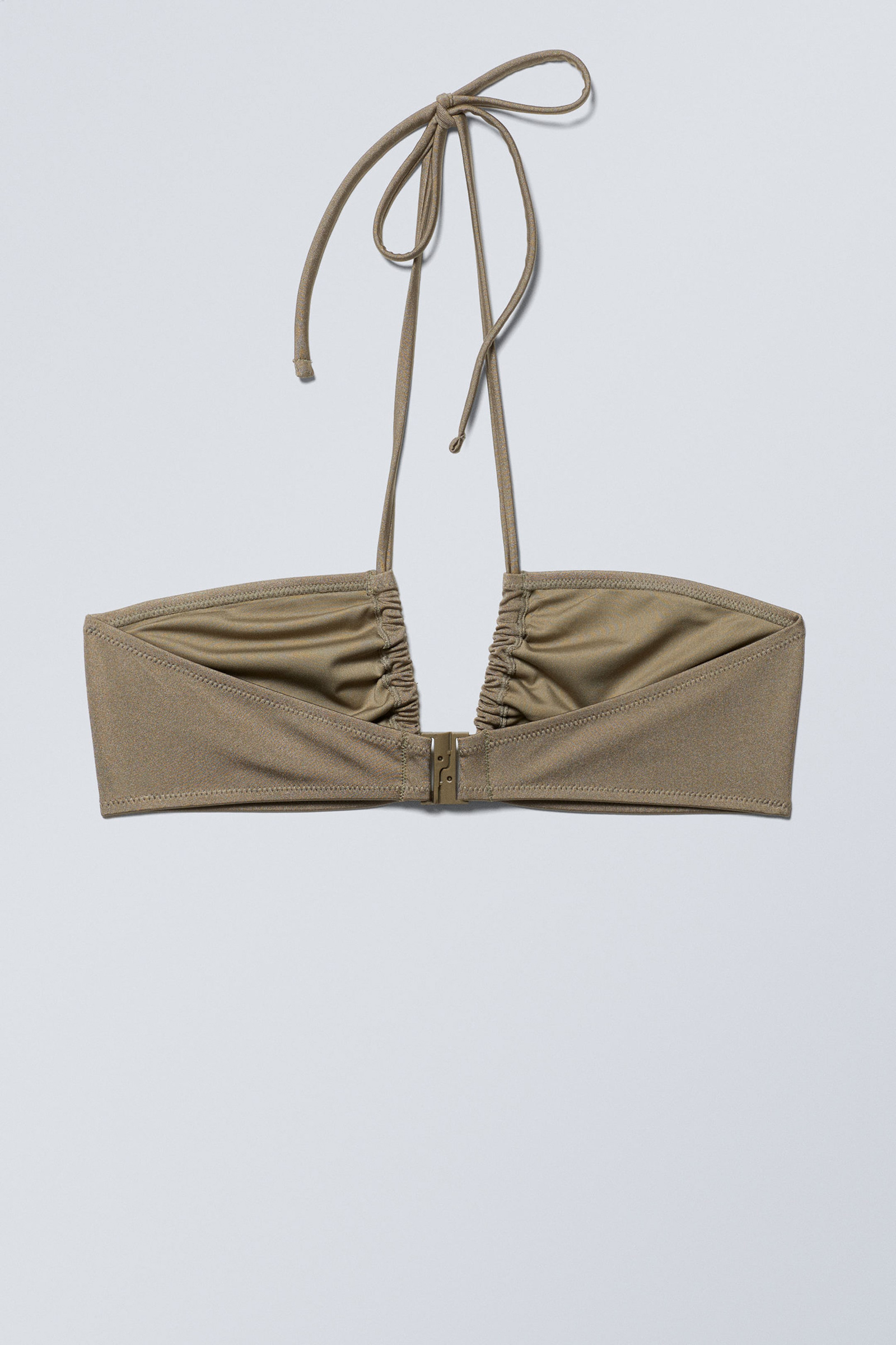 Tied Halter Neck Bikini Top