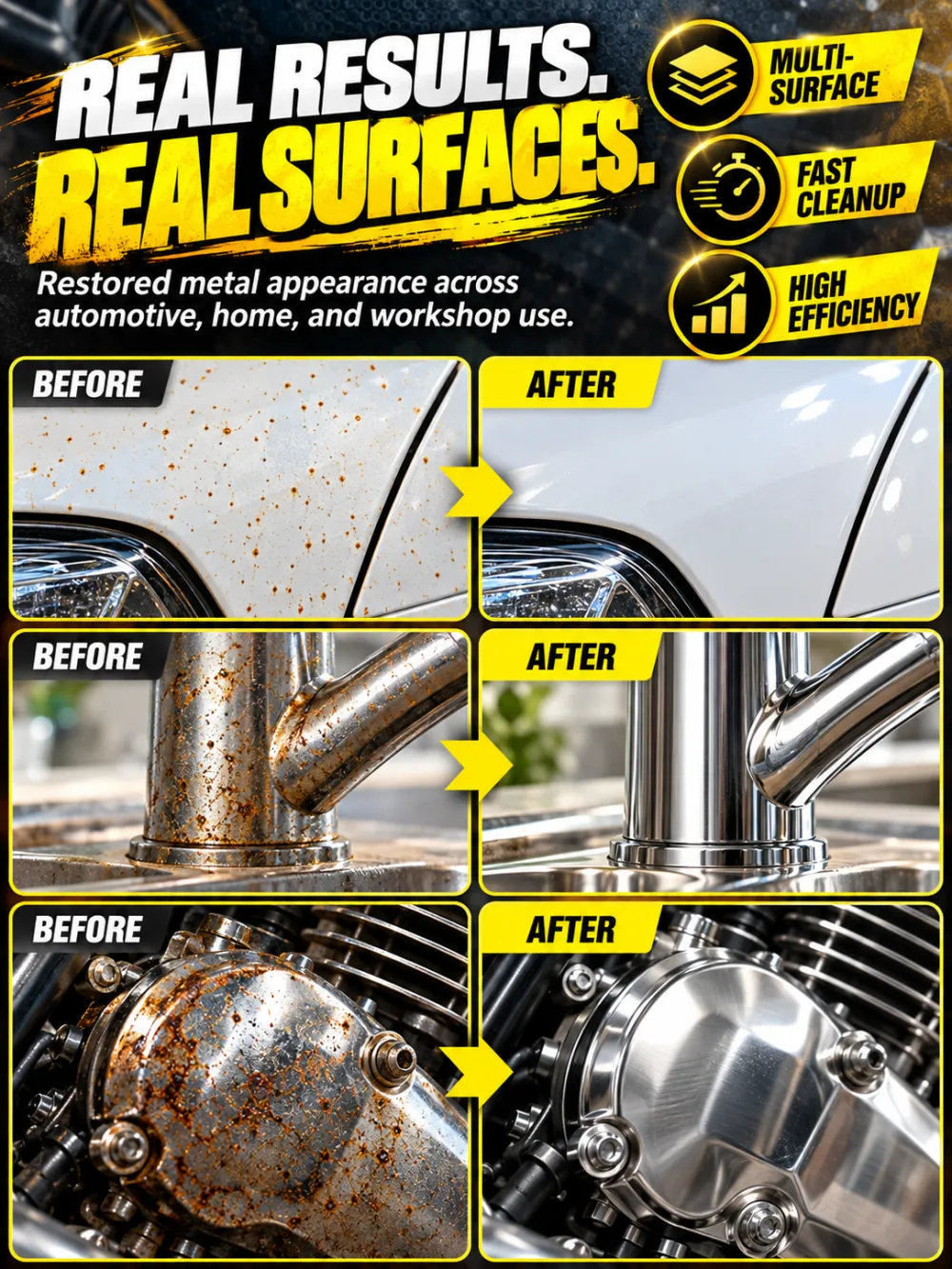 Rust removal and refurbishment agent