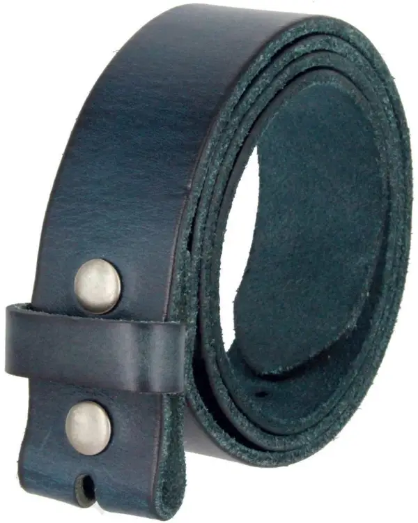 Rustic Tooled Leather Belt Strap